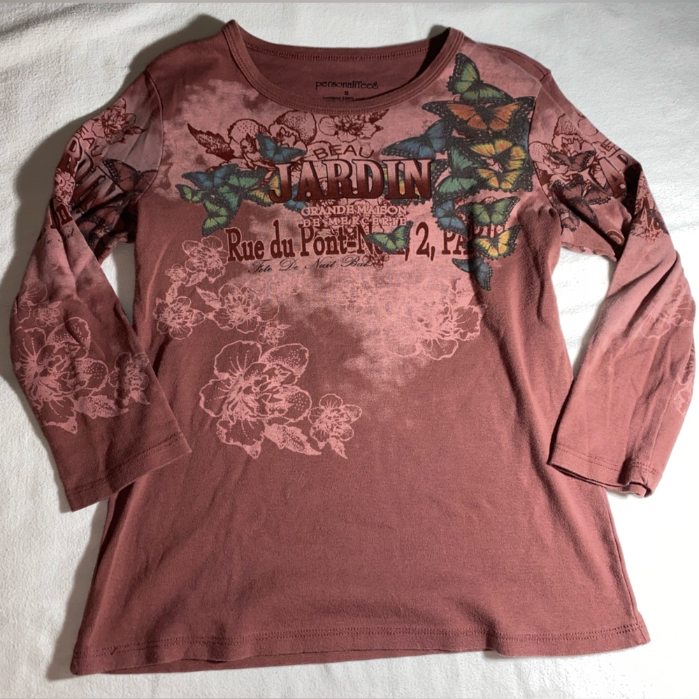 vintage graphic quarter sleeve